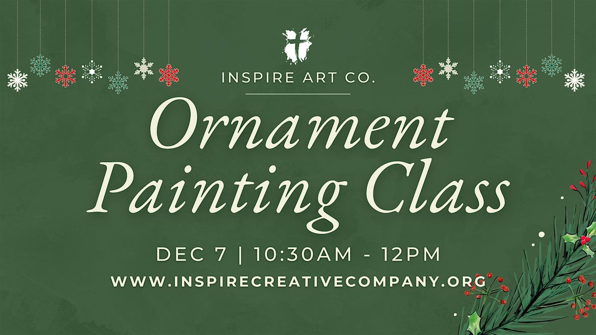 Ornament Painting Class