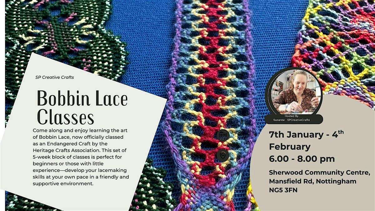 Bobbin Lace Classes 5 WEEKS