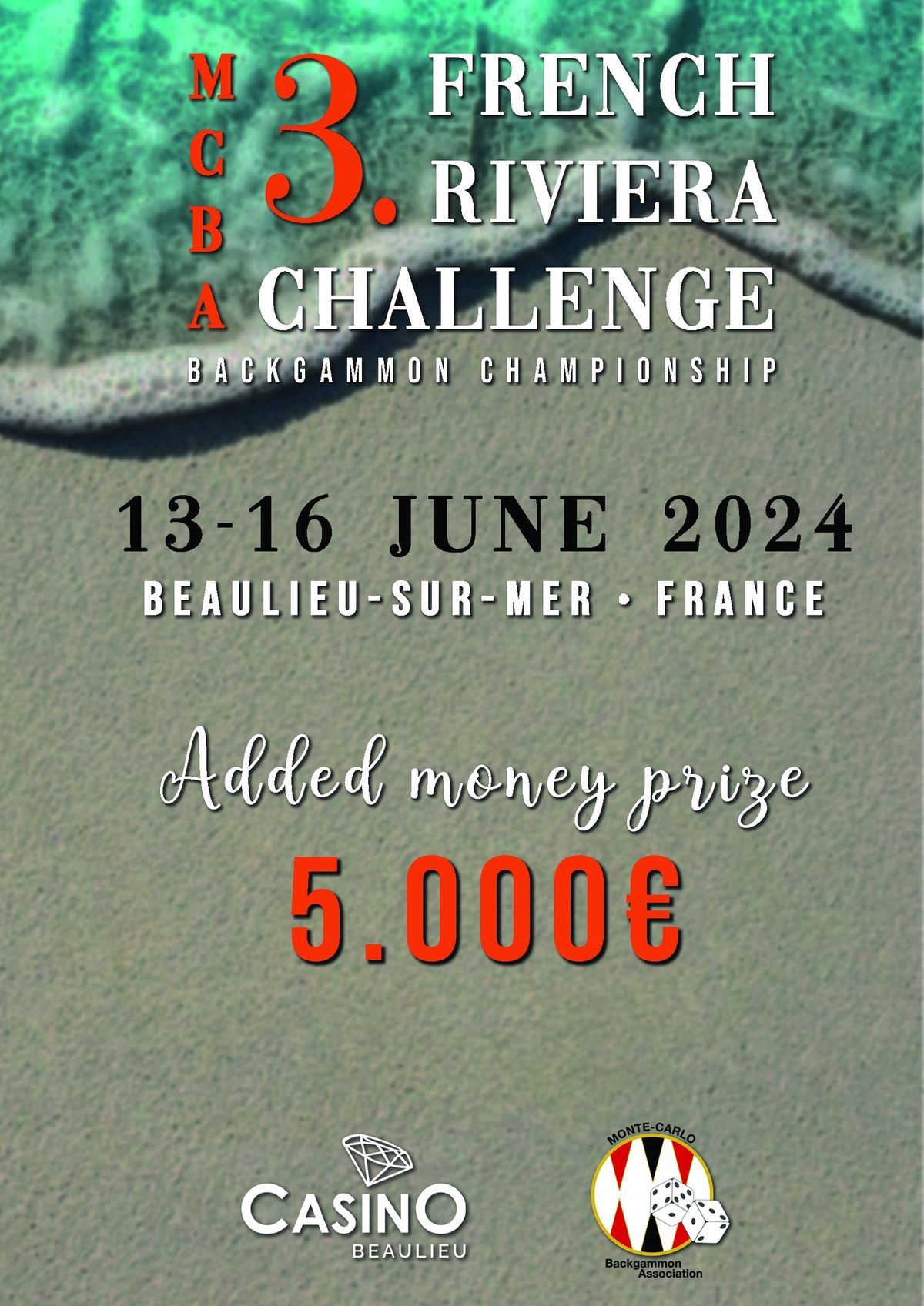 3RD FRENCH RIVIERA CHALLENGE INTERNATIONAL BACKGAMMON CHAMPIONSHIP