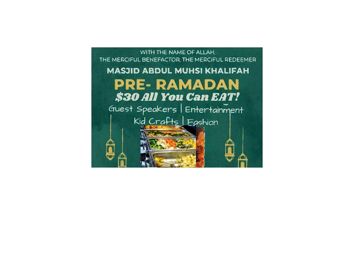 Pre-Ramadan Extravaganza