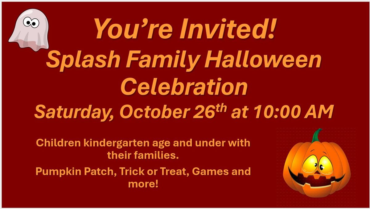 Splash Family Halloween Celebration