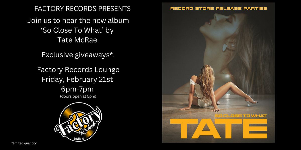 Tate McRae Release Party