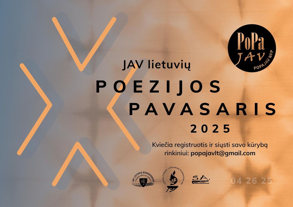 JAV lietuvi\u0173 poezijos pavasaris 2025