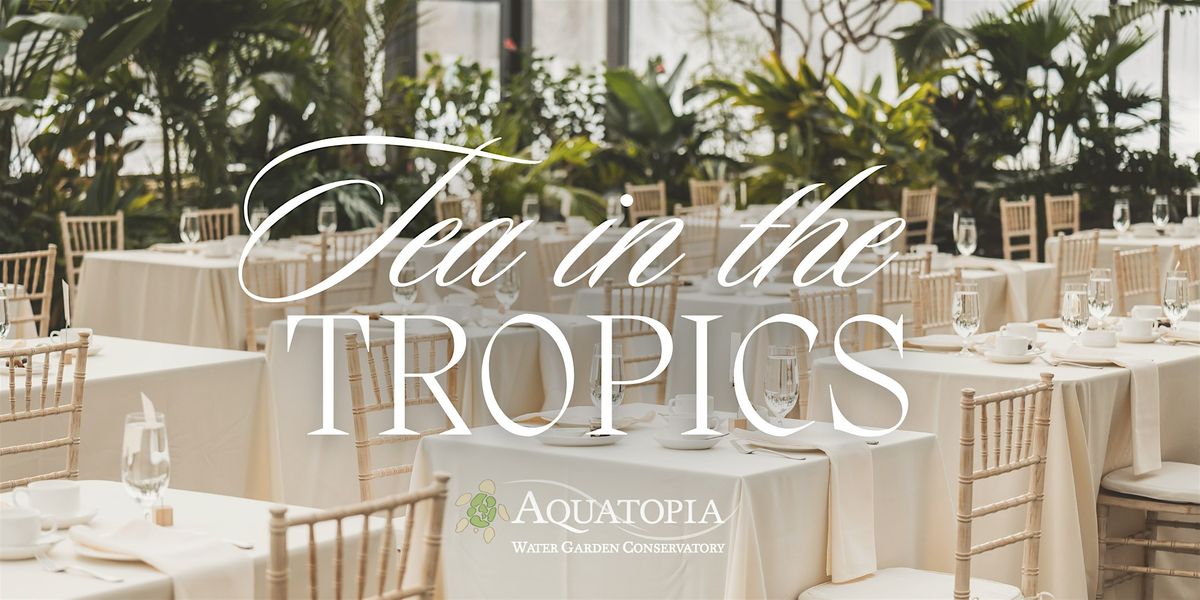 Tea in the Tropics at Aquatopia Conservatory
