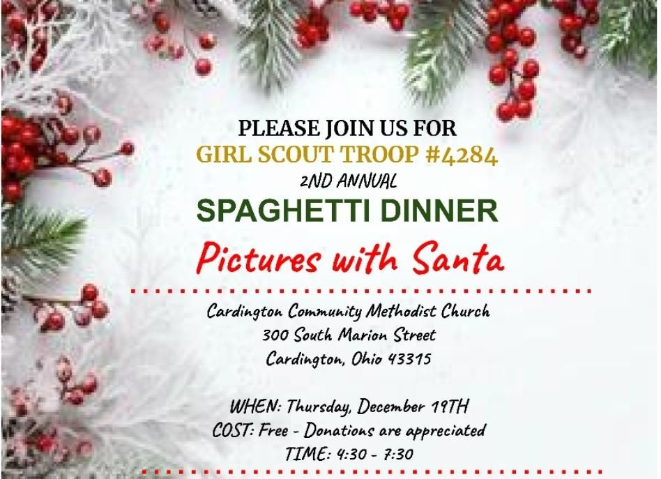 Girl Scout Troop 4284 2nd Annual Spaghetti Dinner