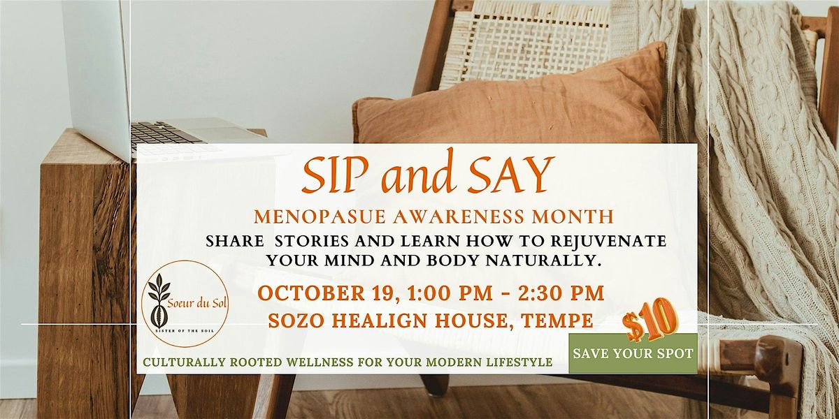 Sip and Say