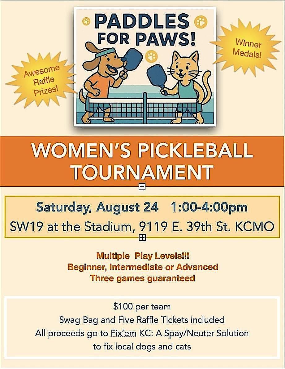 1st Annual Fix'em KC Paddles for Paws