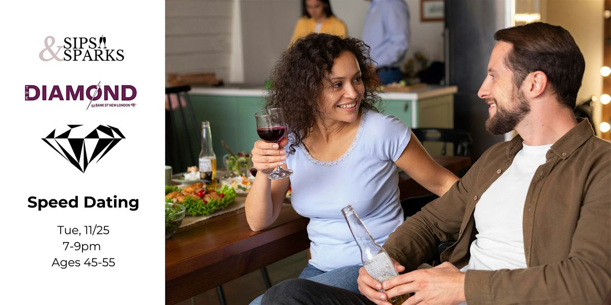 Speed Dating Ages 45-55 in New London, CT at The Diamond