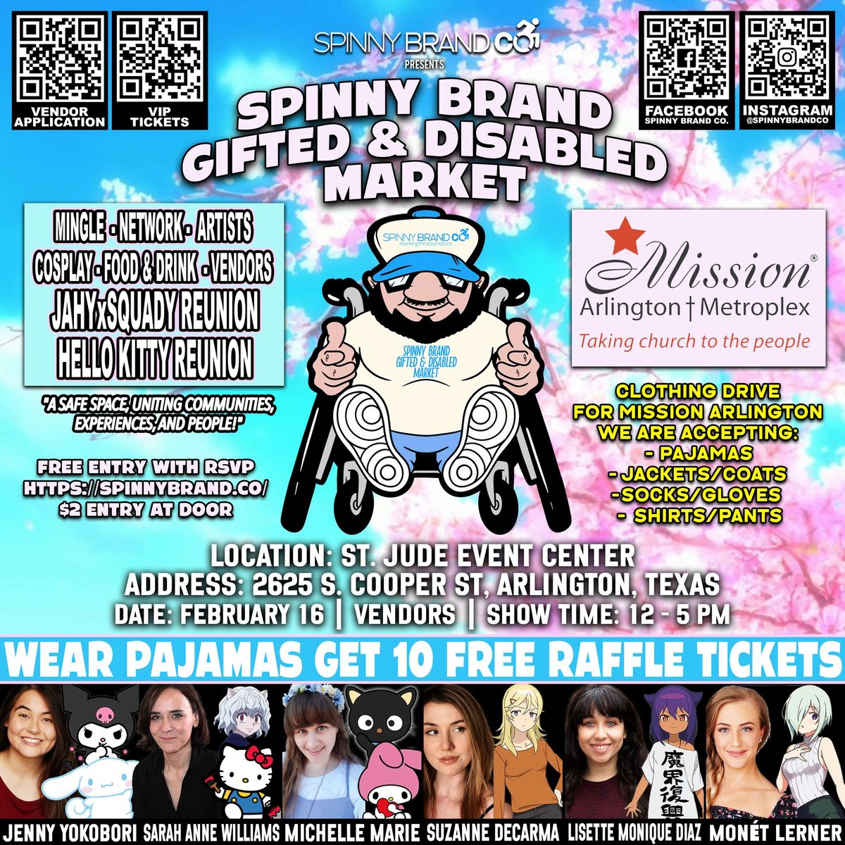 Hello Kitty and Jahy Reunion at the February Spinny Brand Gifted & Disabled Market