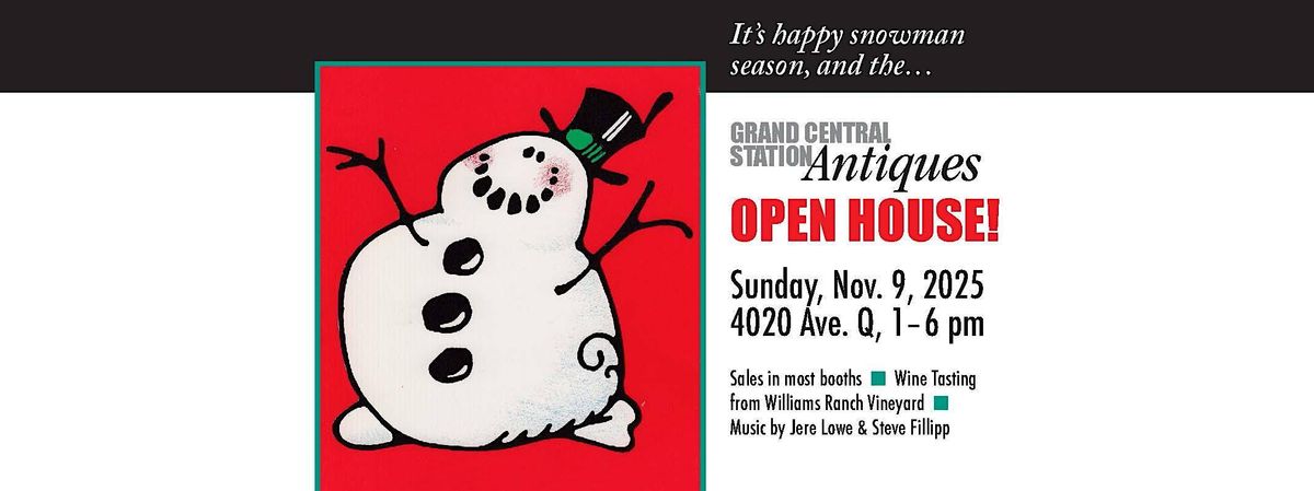 Grand Central Station Antiques Holiday Open House