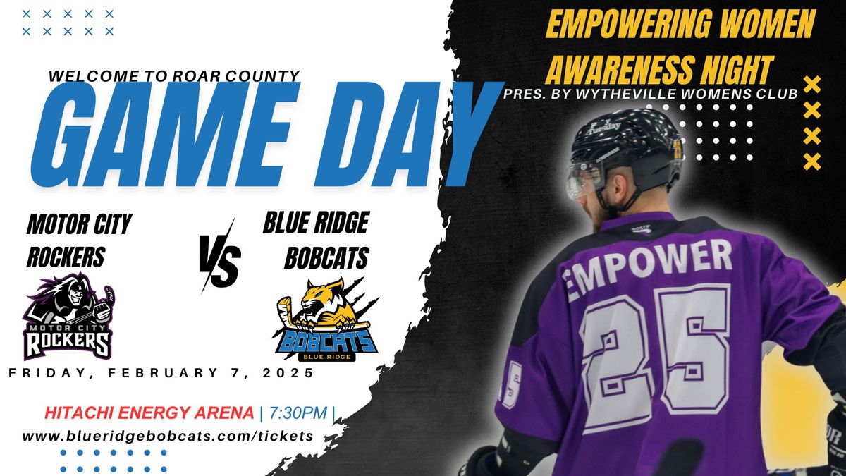 Empowering Women Awareness Night vs Motor City Rockers