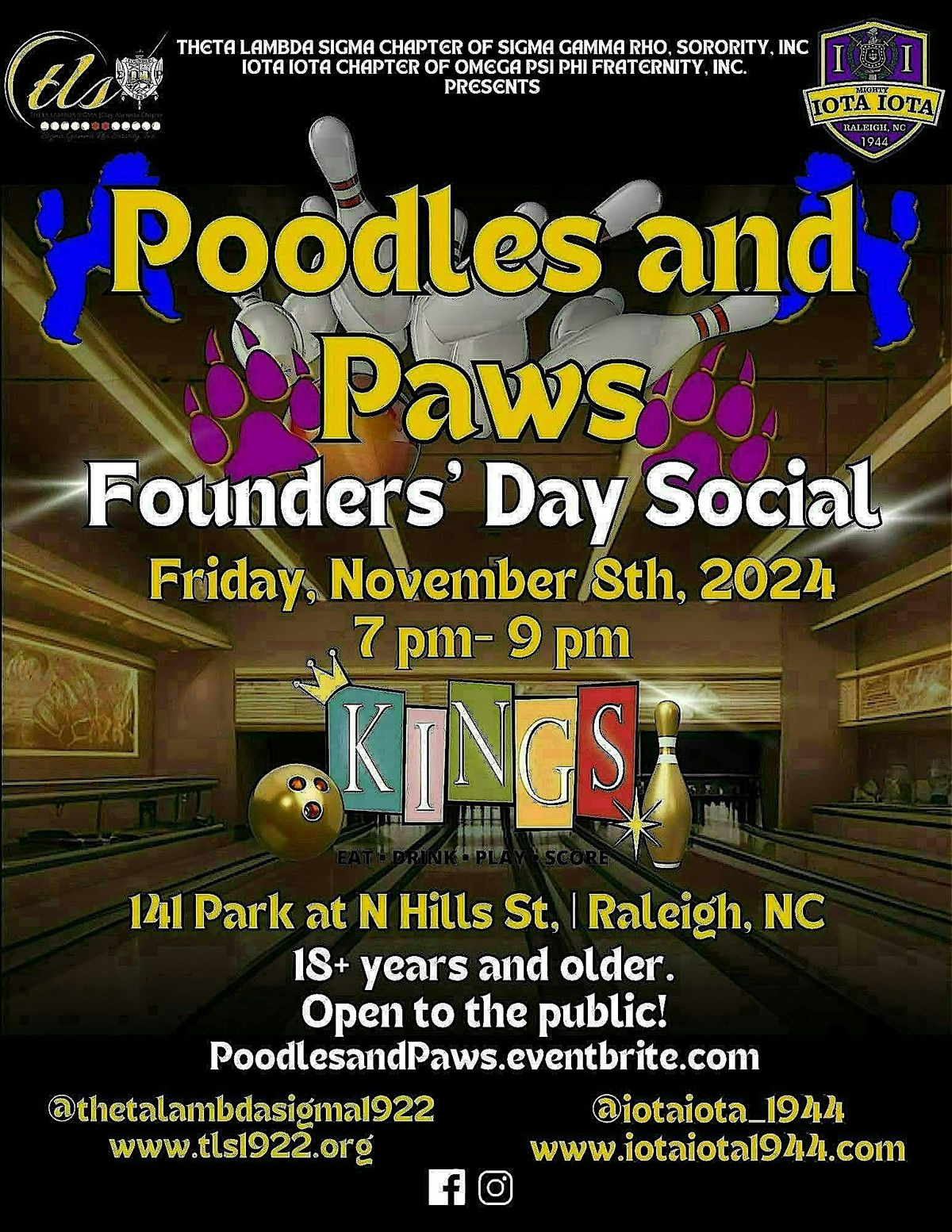 Poodles and Paws Founders' Day Social