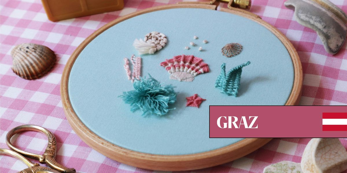 Under The Sea: Introduction to Raised Embroidery in Graz