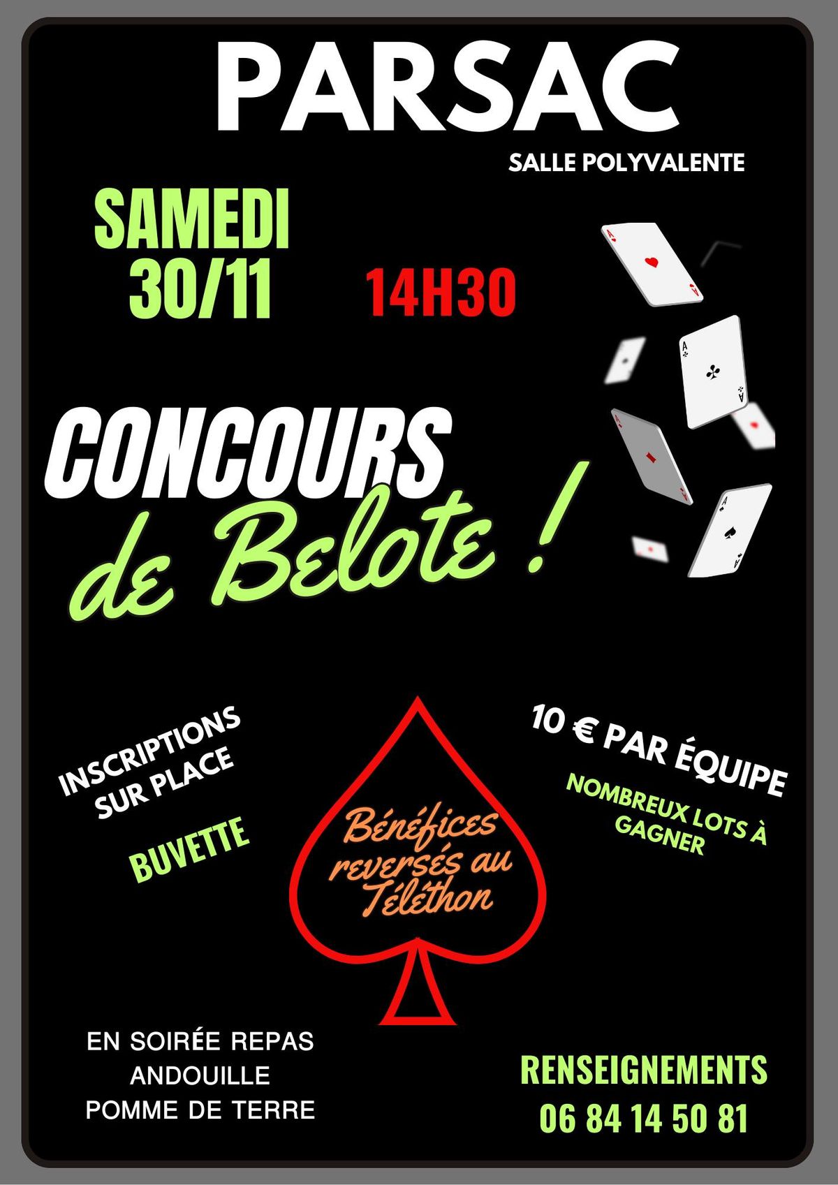 Concours de belote