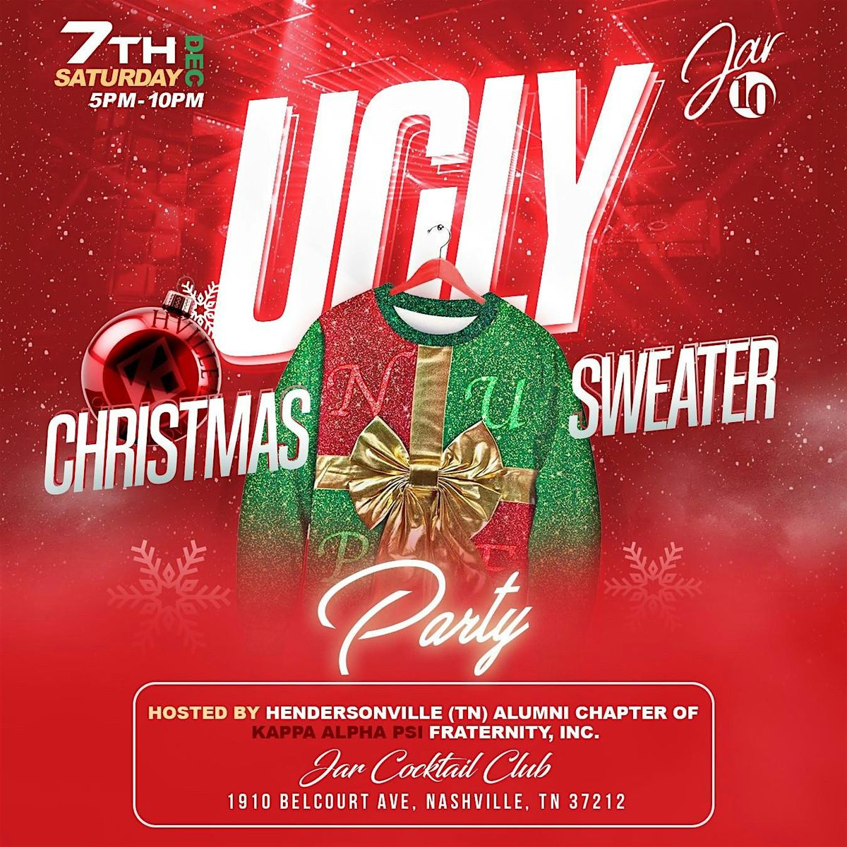 Hville Ugly Sweater Xmas Party 2024