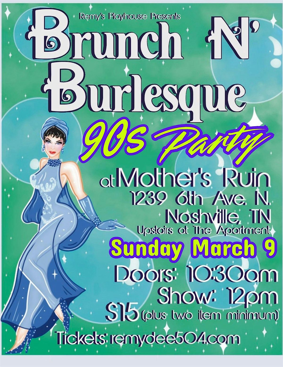 Brunch N' Burlesque: 90s Party!