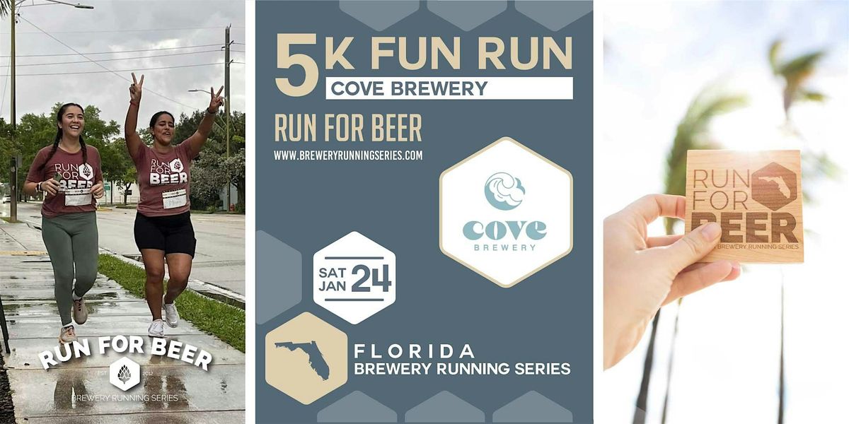 5k Beer Run x Cove Brewery | 2026 Florida Brewery Running Series