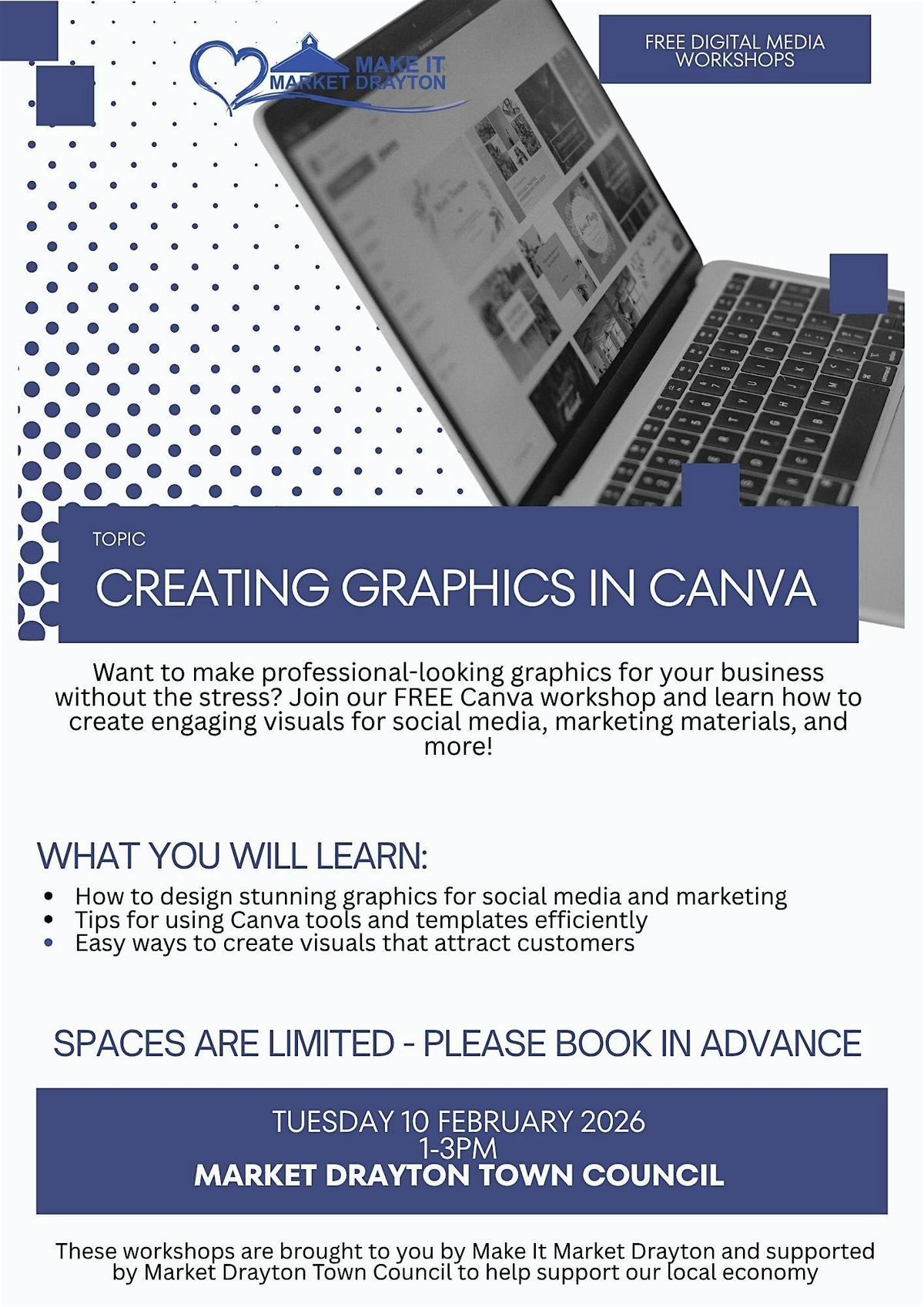 Creating Graphics in Canva  - Free Digital Marketing Training