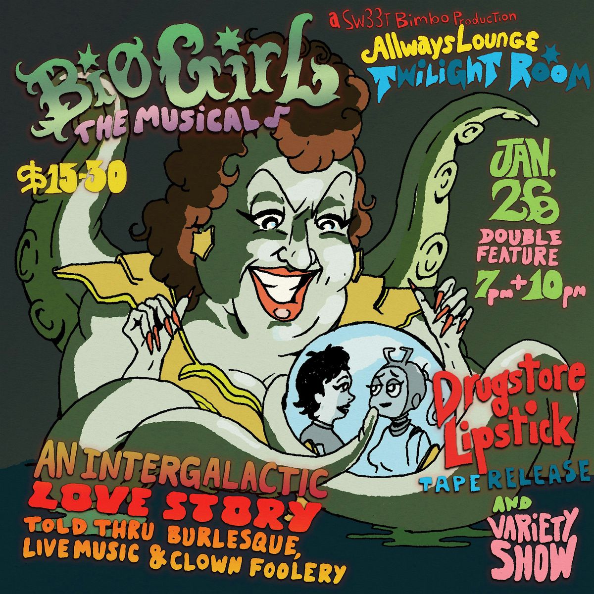 BIO GIRL THE MUSICAL: Drugstore Lipstick Tape Release and Cabaret