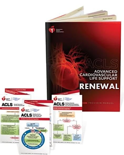 Advanced Cardiovascular Life Support (ACLS) - Renewal Certification (AUG)