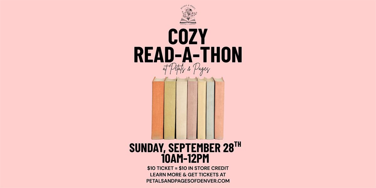 Cozy Read-a-Thon at Petals & Pages