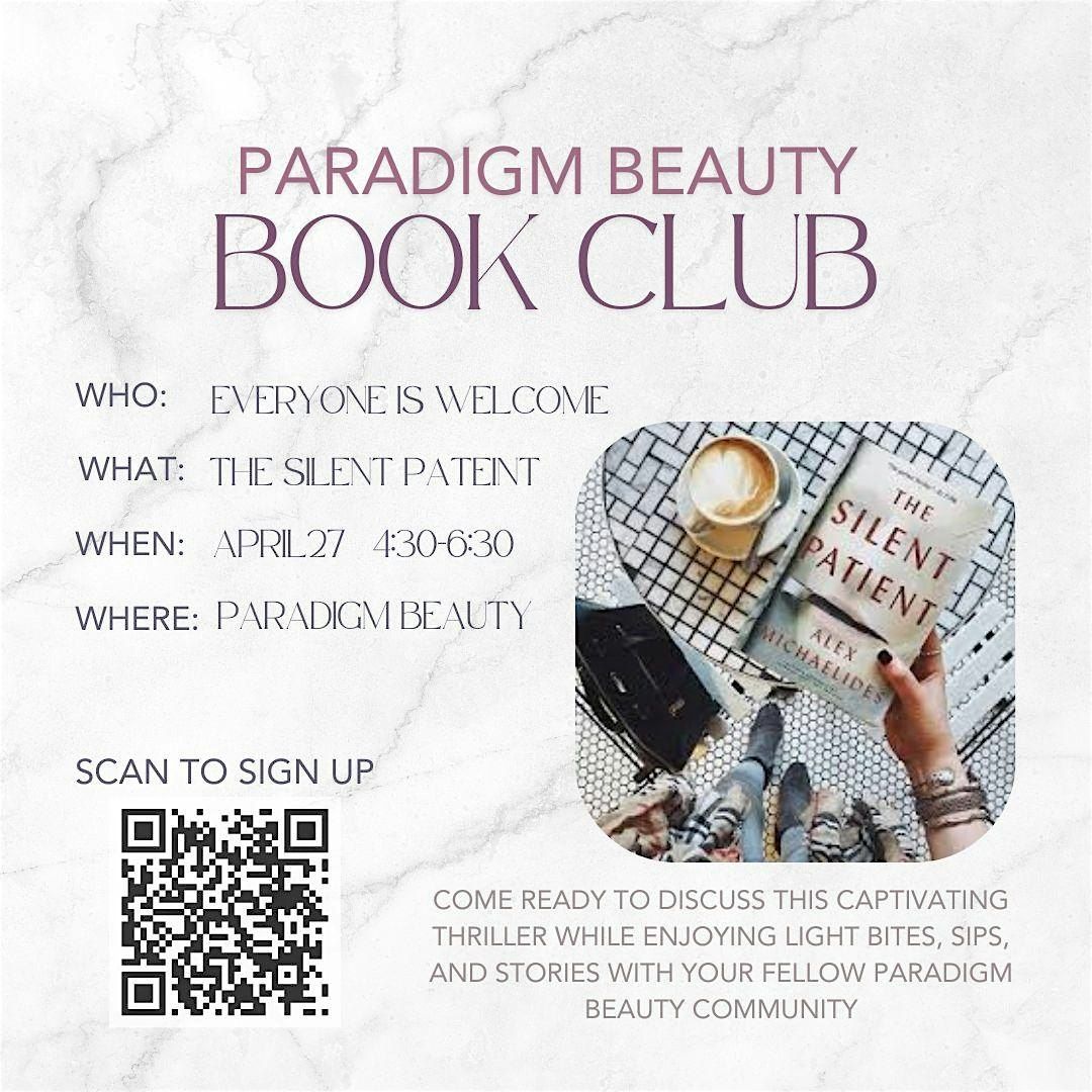 Paradigm Beauty Book Club Spring Edition: The Silent Patient