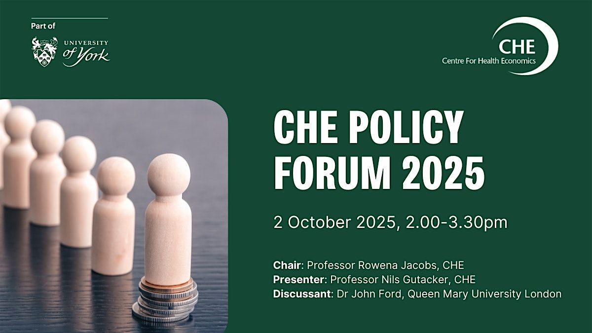 CHE Policy Forum: Primary care payment systems to reduce health inequality