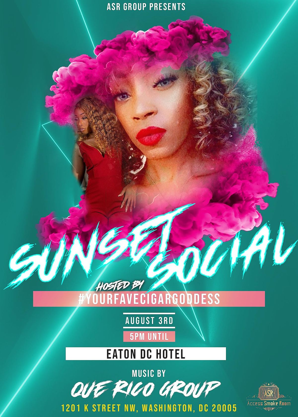ASR Presents : Sunset Social at Eaton DC Hotel Rooftop