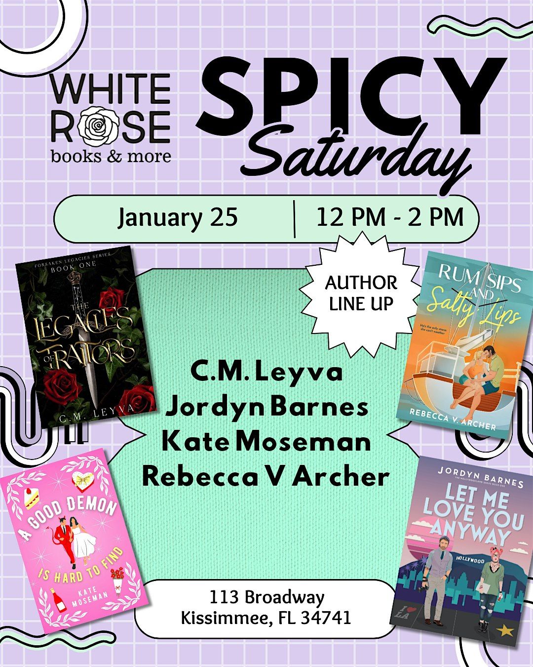 Spicy Saturday at the Indie Bookstore - Multiple Author Signings