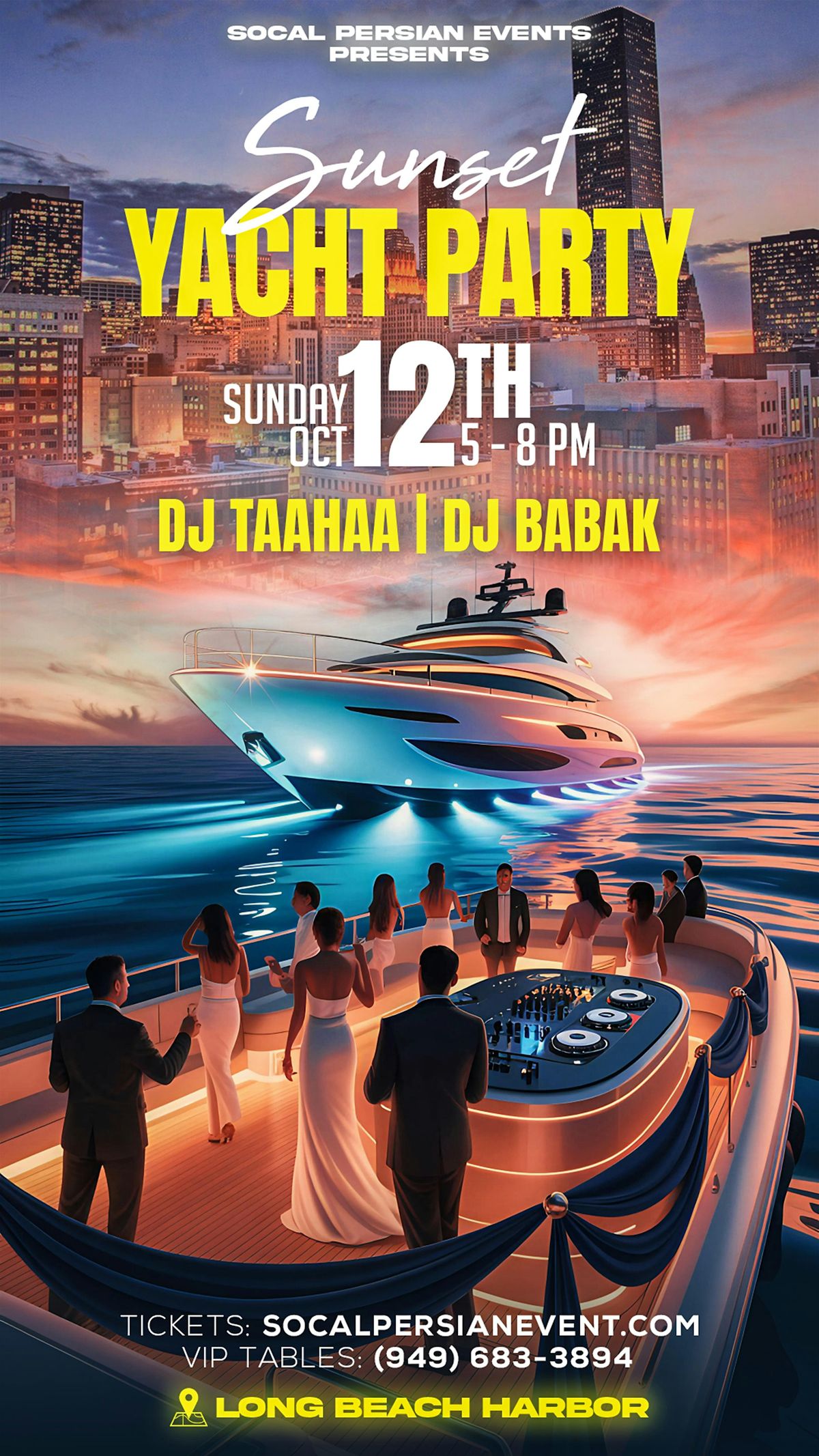 SUNSET YACHT PARTY (LONG BEACH)