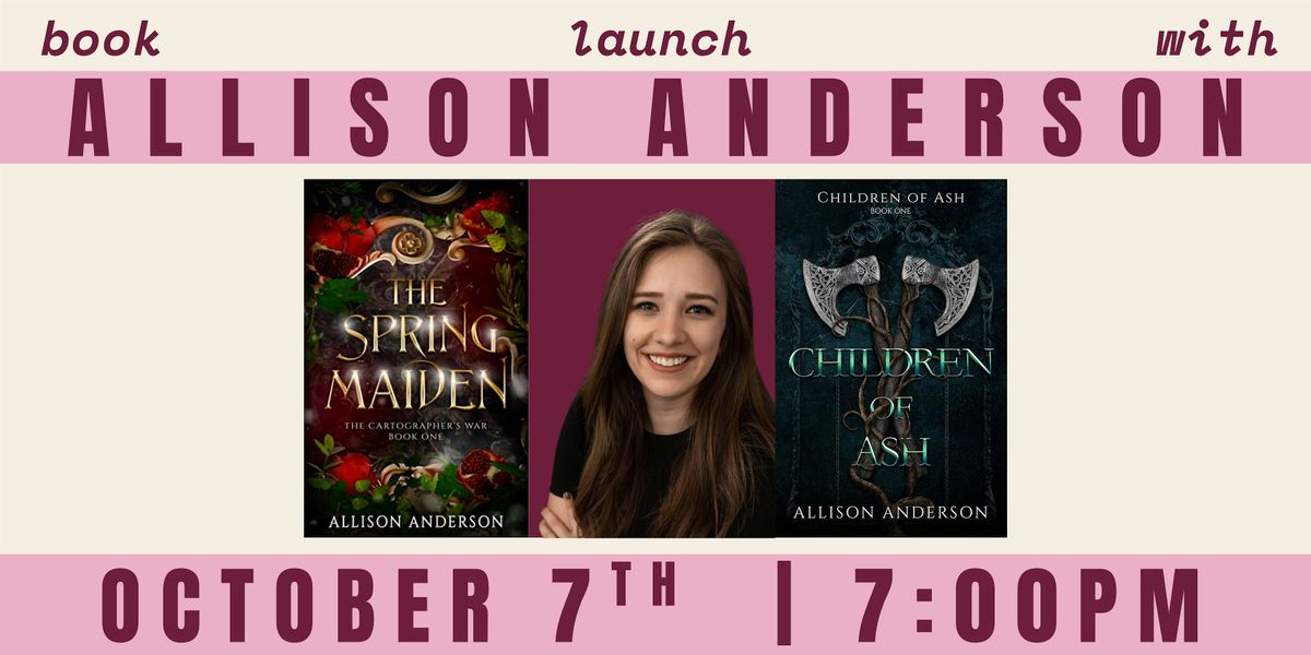 Author Event: ALLISON ANDERSON