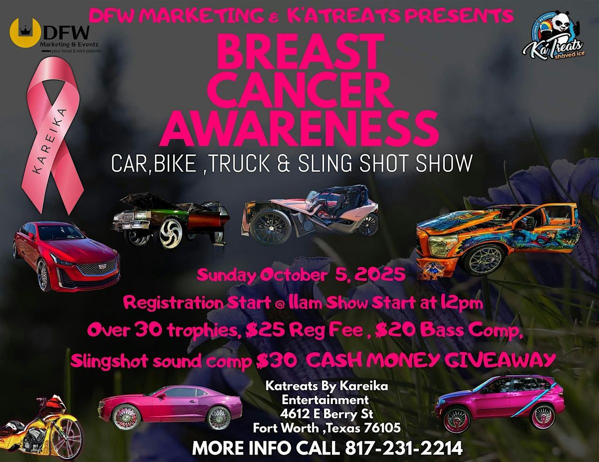 8 Annual Breast Cancer Awareness Car Show