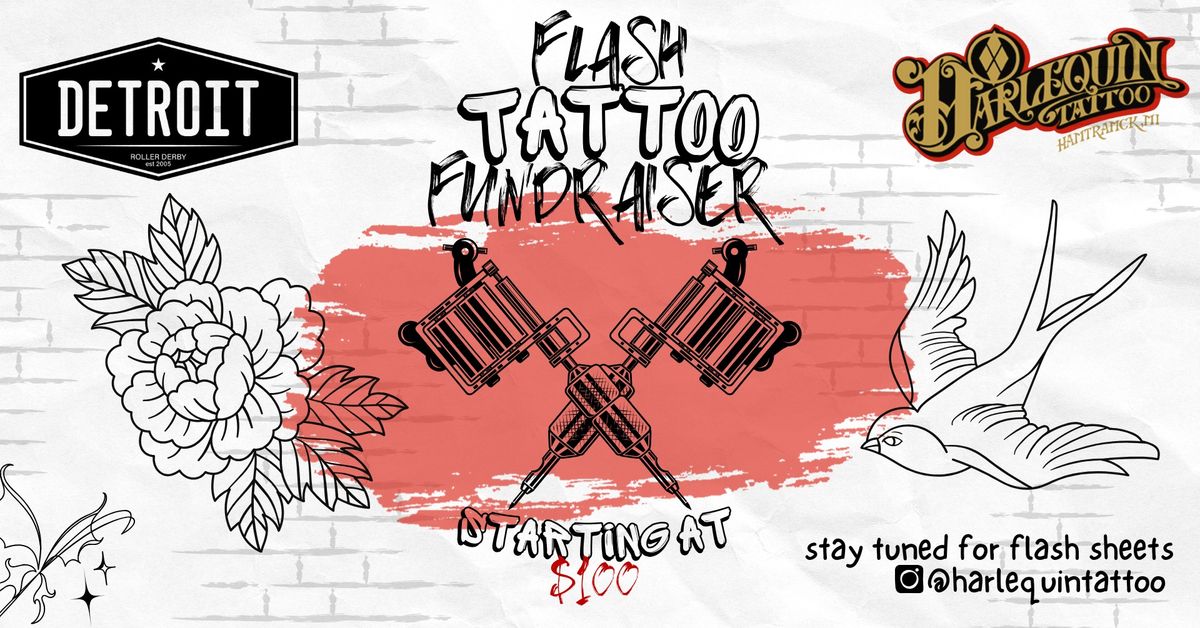 Flash Tattoo Fundraiser at Harlequin Tattoo