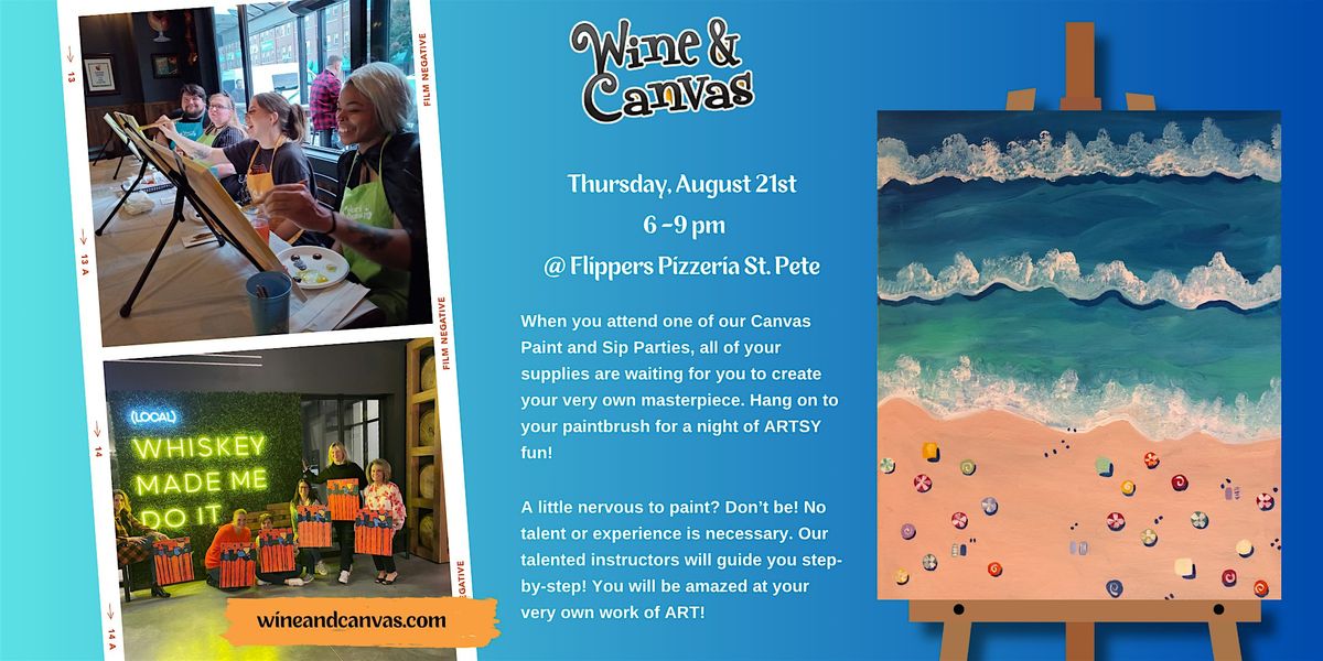 St Pete Paint and Sip \u2013 Day at the Beach