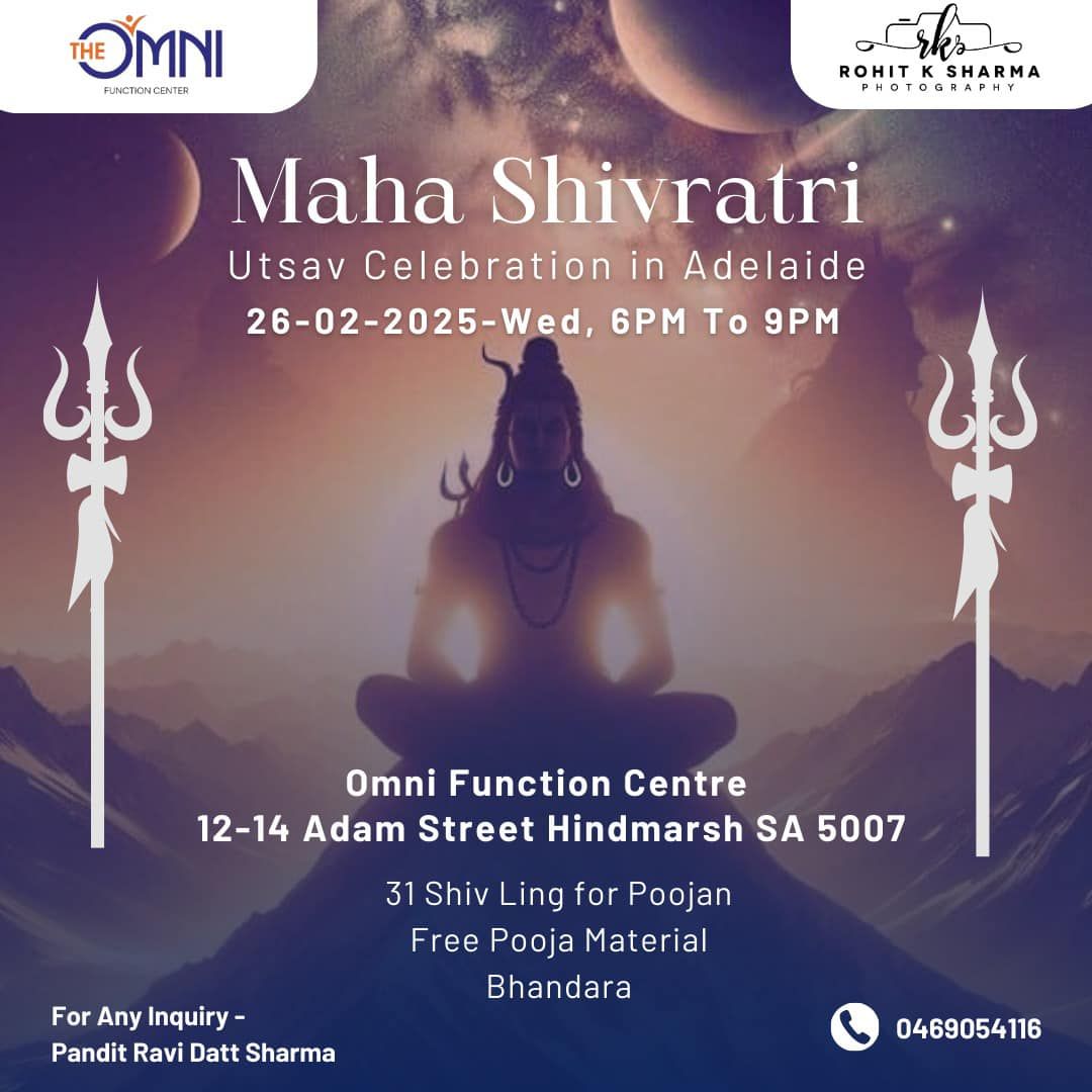 Maha Shivratri Utsav Celebration in Adelaide