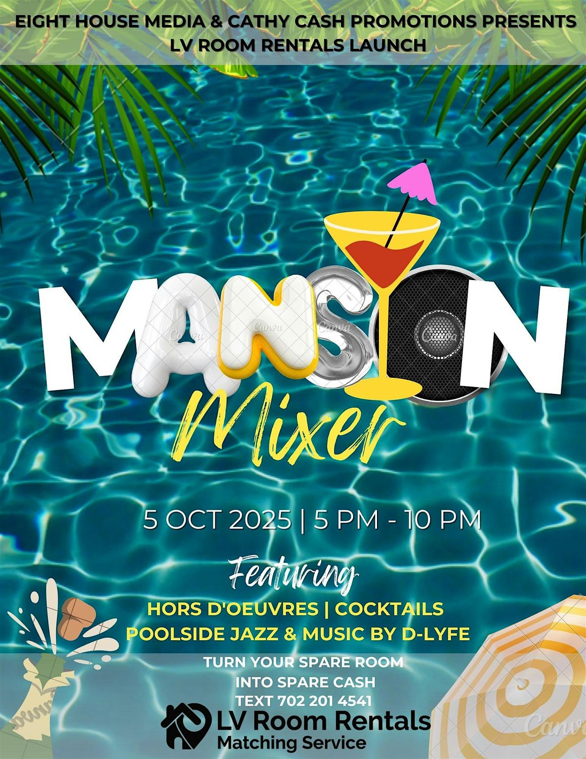 LV ROOM RENTALS MANSION MIXER LAUNCH EVENT