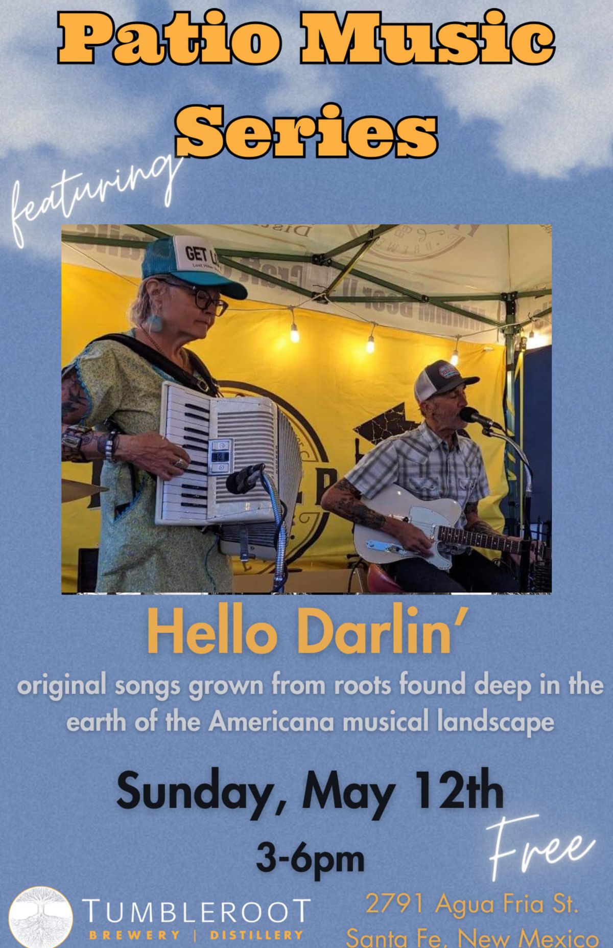 Hello Darlin' duo Tumbleroot Patio series 