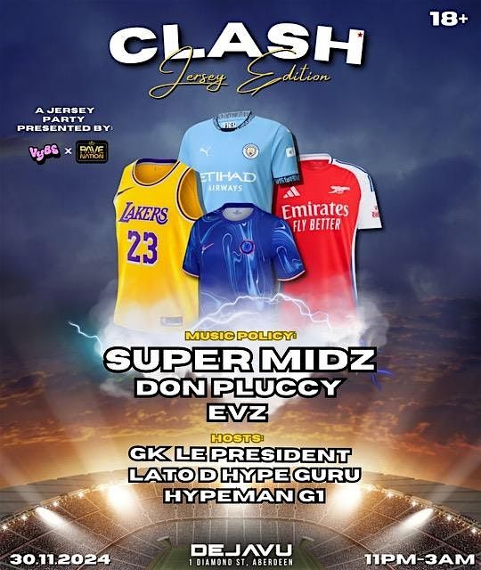 VYBE X RAVE NATION CLASH: The Jersey Party