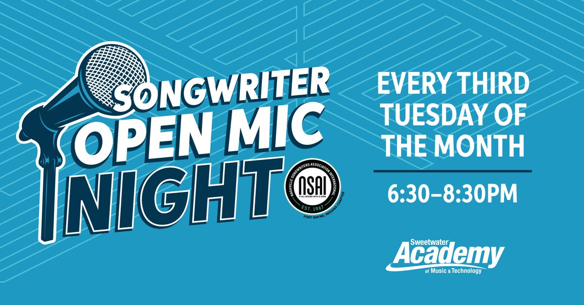 Songwriter Open Mic Night