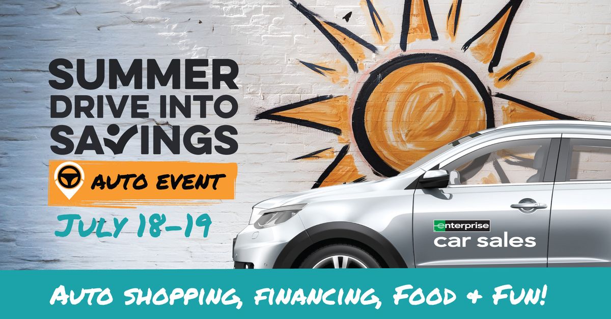 Summer Drive into Savings- 2 DAY EVENT