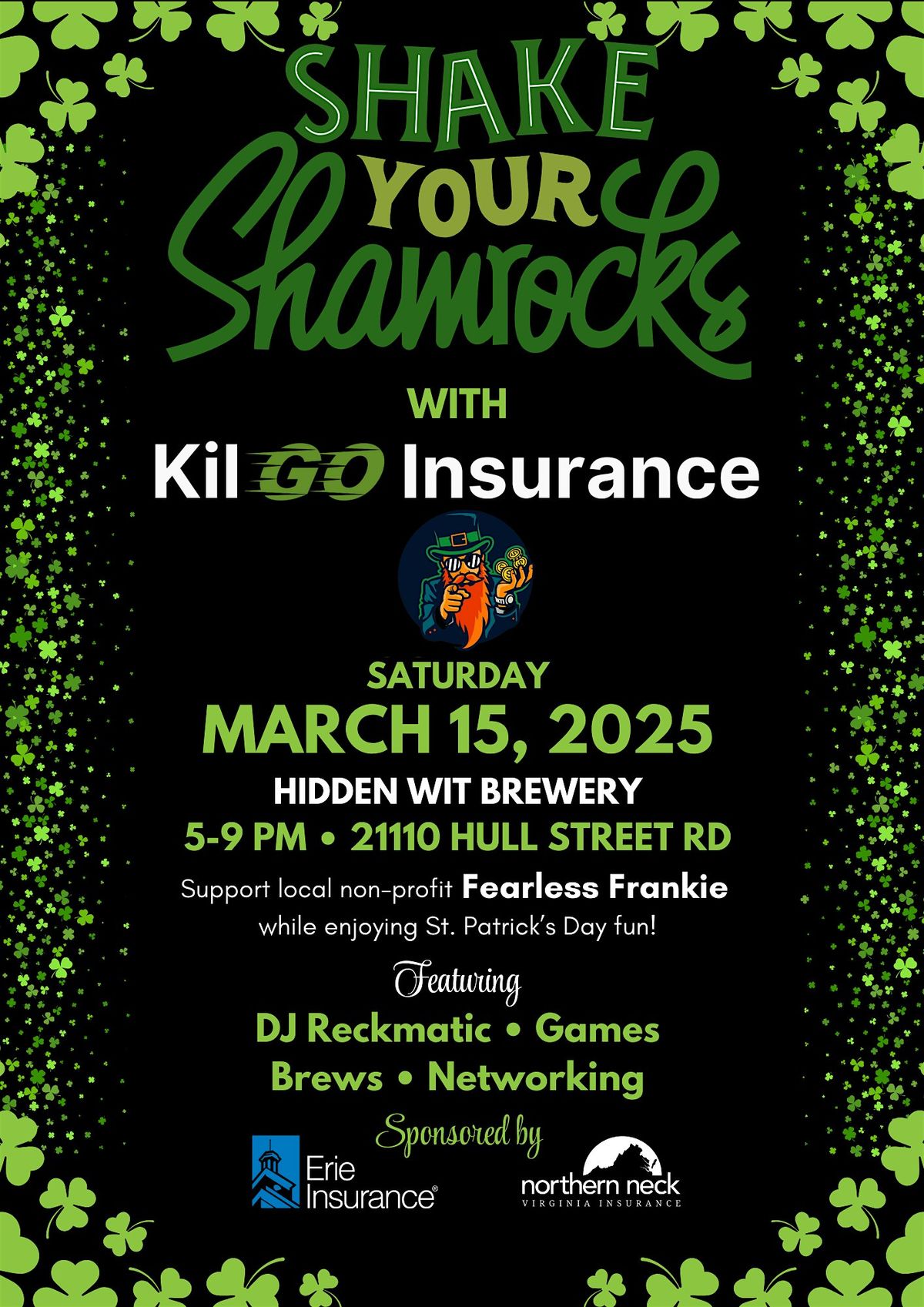 Kilgo Insurance's 3rd Annual St Patrick's Day Event & Fundraiser