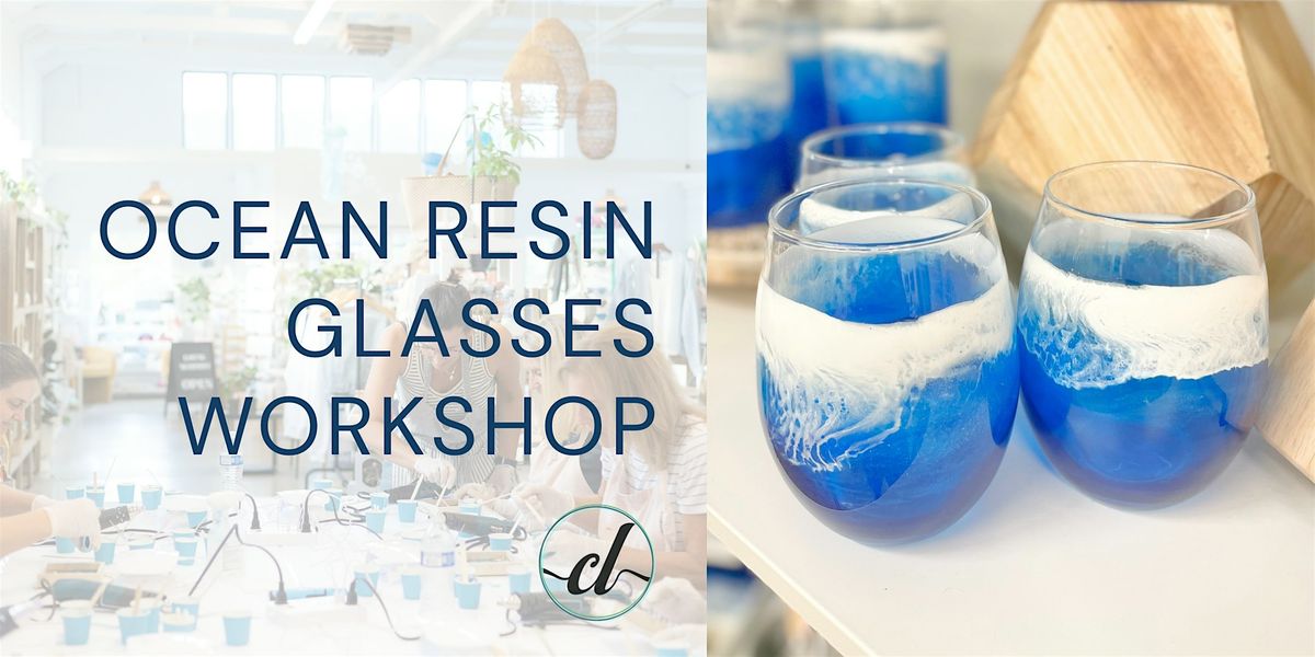 Create Your Own Ocean-Inspired Resin Stemless Glasses