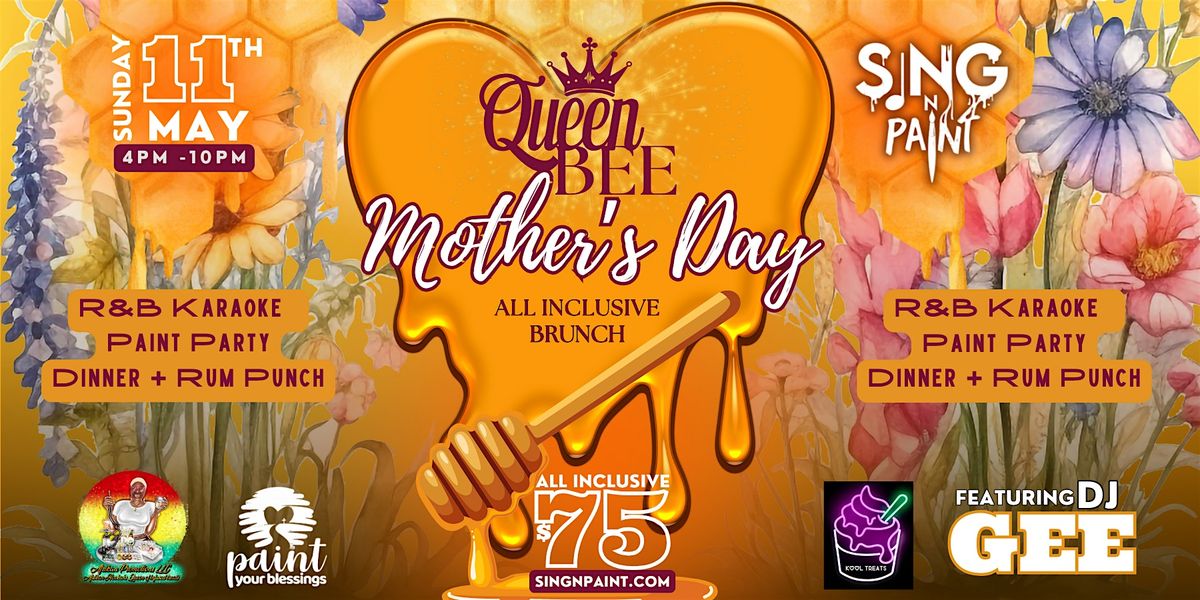 Mother's Day Sing R&B Karaoke N' Paint: All Inclusive  Brunch with RumPunch