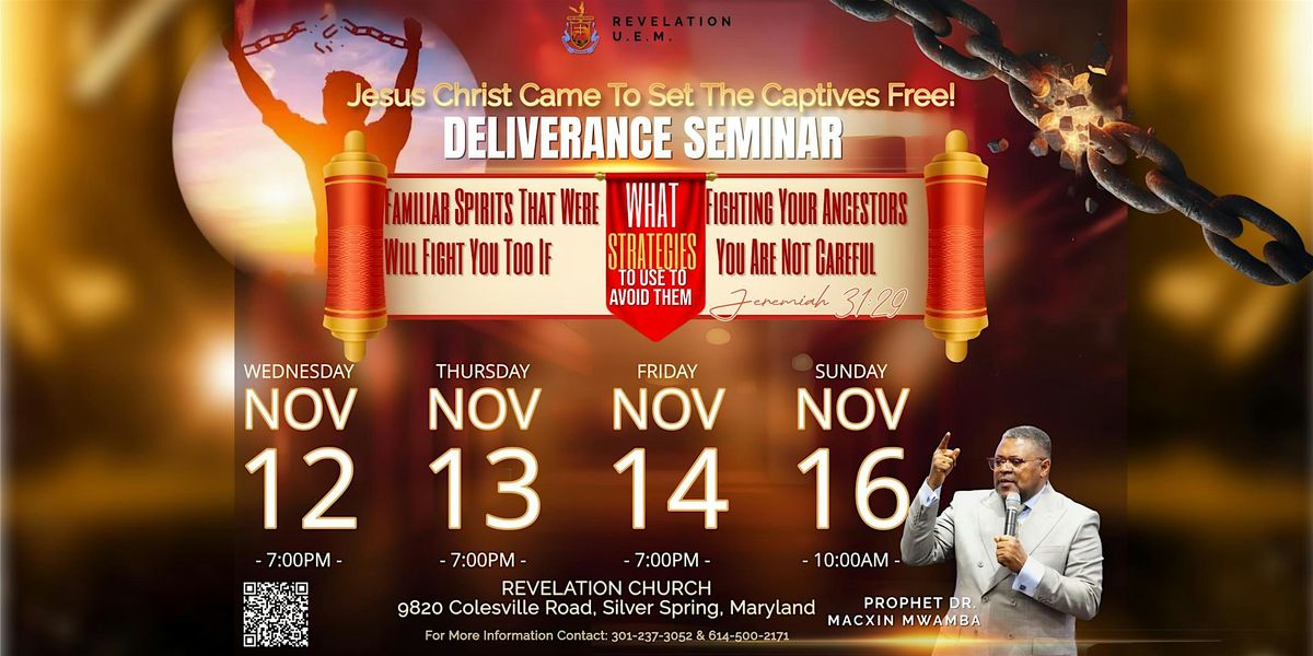 DELIVERANCE SEMINAR