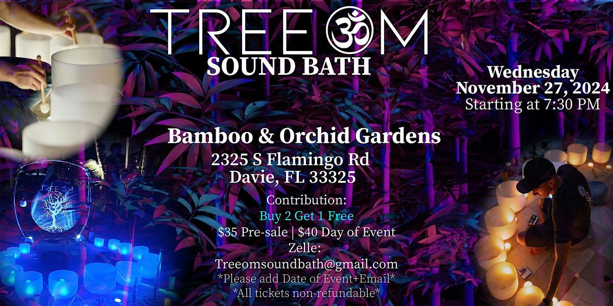 Sound Bath @ Bamboo and Orchid Gardens