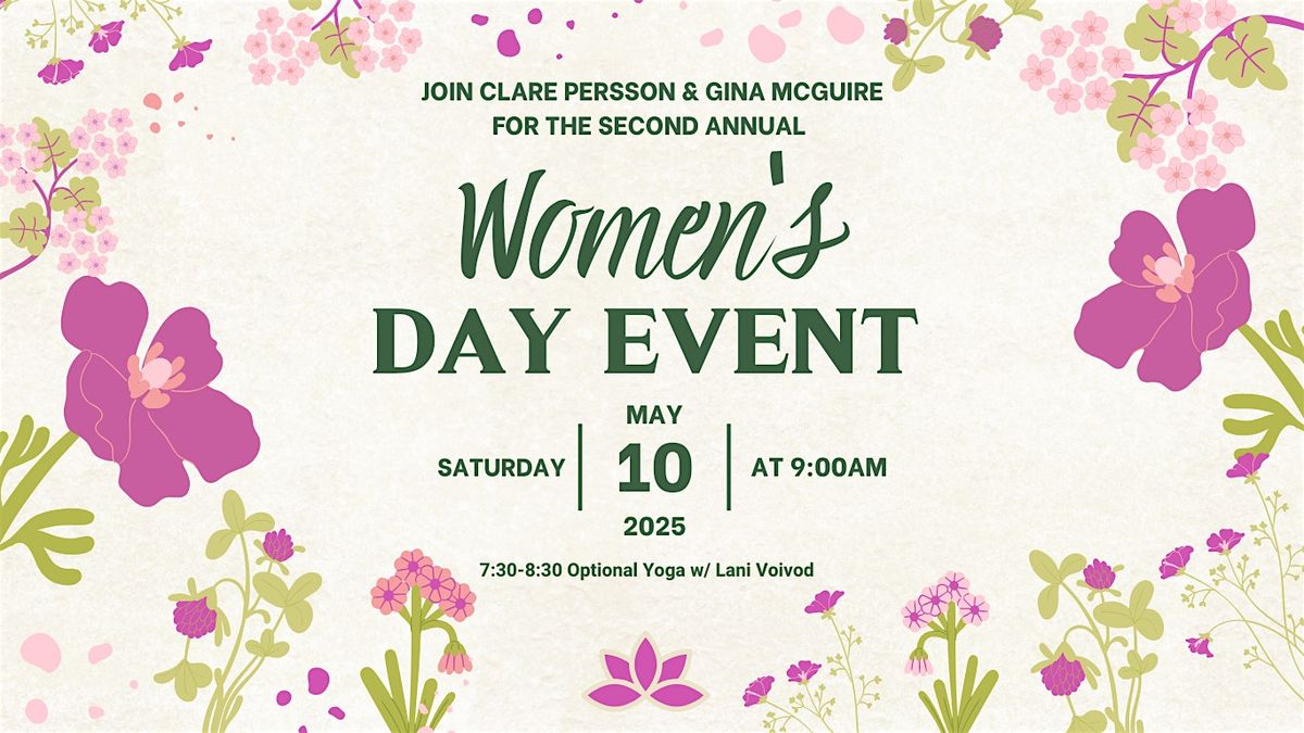 2nd Annual Women\u2019s Day Event