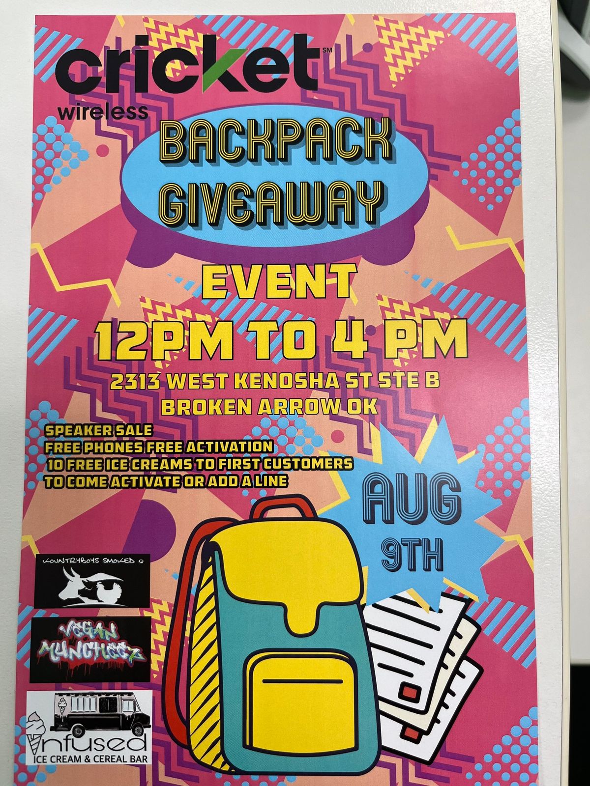 Backpack Giveaway!