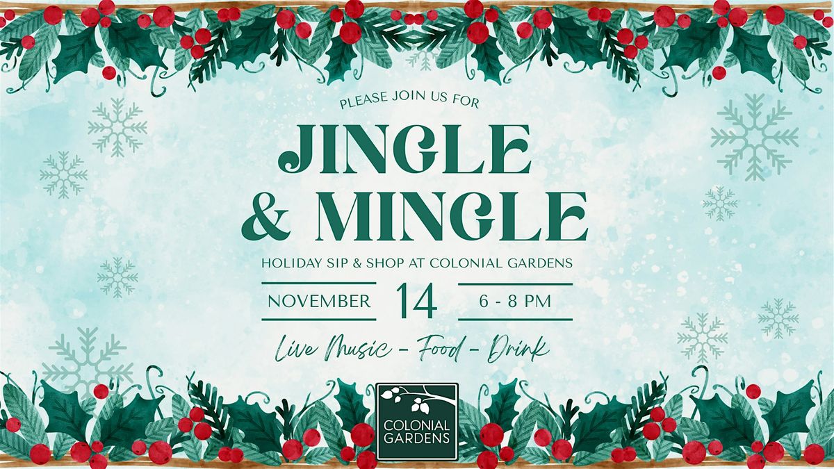 Jingle & Mingle: A Holiday Sip & Shop