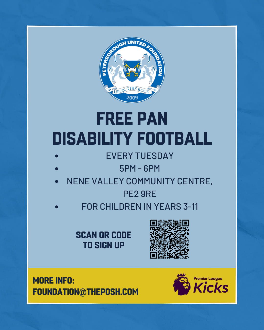 Free Pan Disability Football