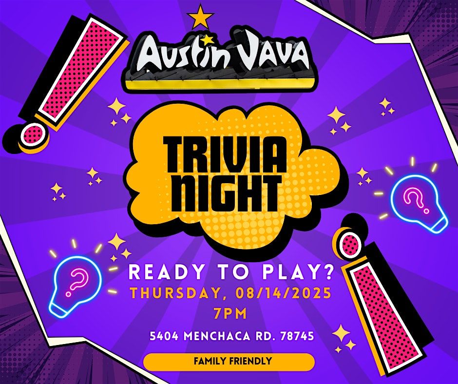 Trivia Night At Austin Java
